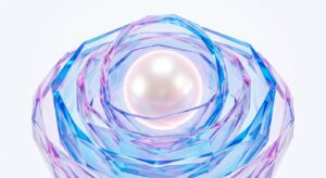 임신중절 시술의 안전성과 의료적 보호를 상징하는 추상적인 3D 일러스트