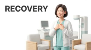 회복 후의 건강한 일상을 상징하는 밝은 이미지